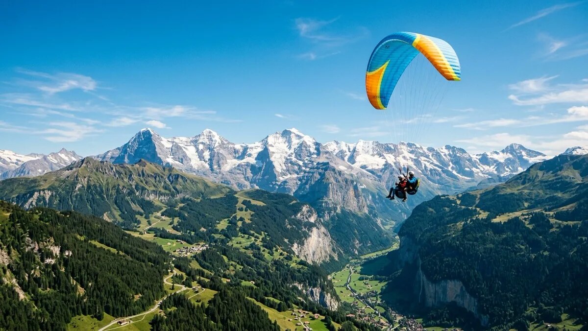 Beatrice Egli erfüllt sich Paragliding-Traum in der Schweiz