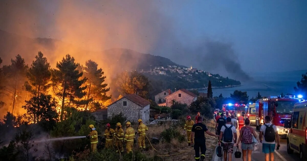 Feueralarm in Europa