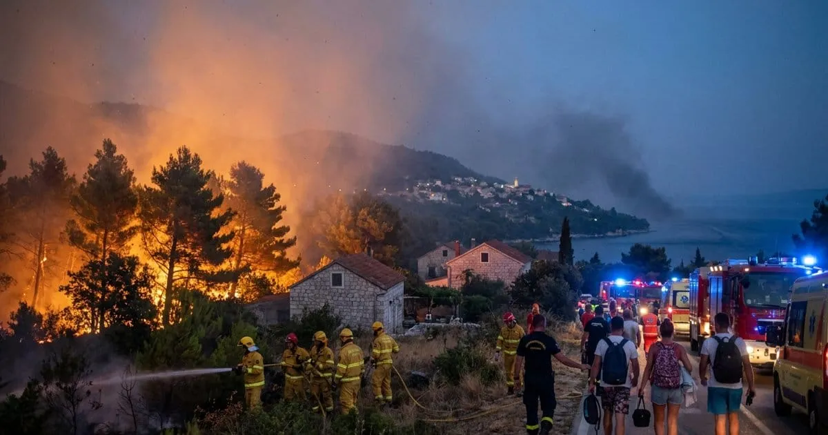 Feueralarm in Europa