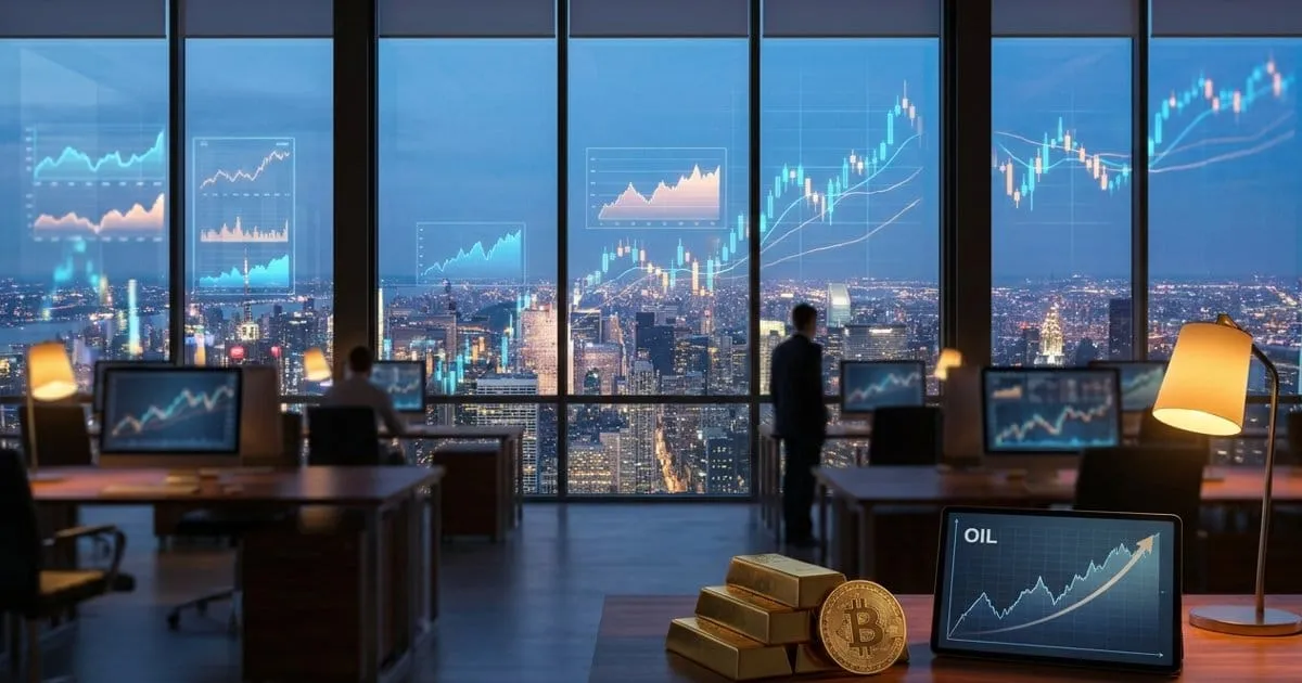 Gold +4,21%, Bitcoin +6,28%
