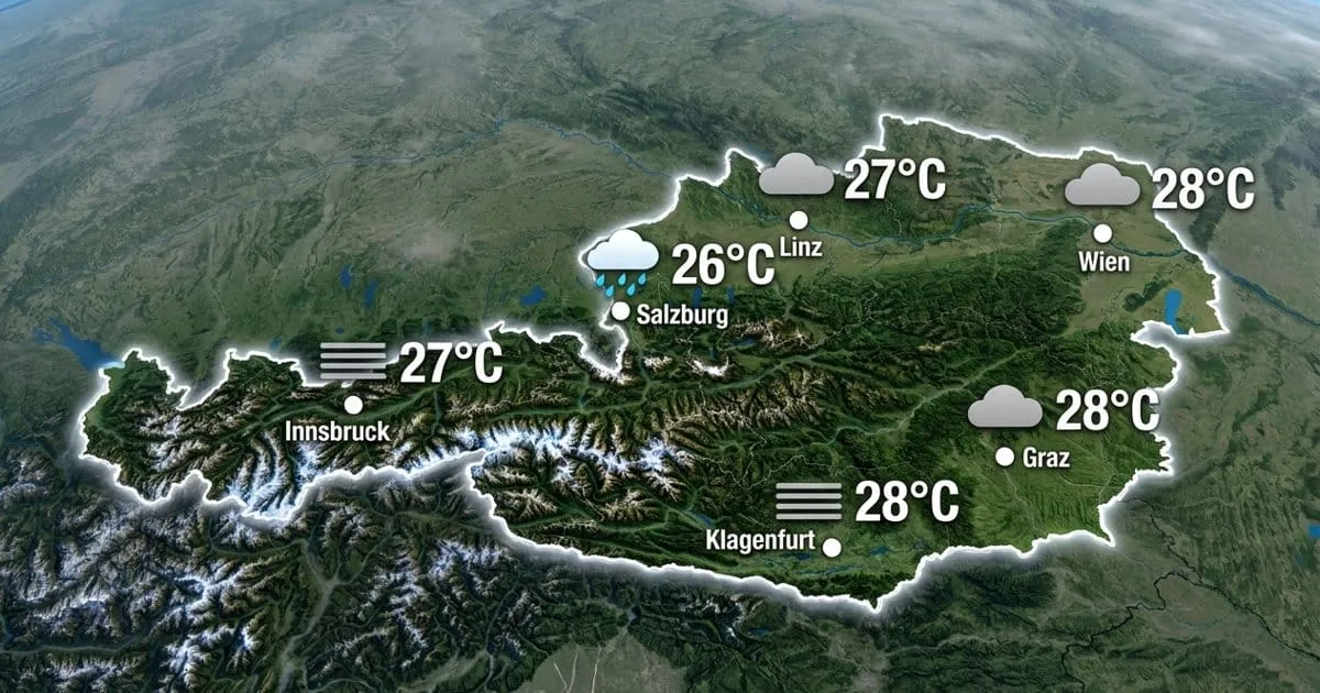 Österreich: meist bedeckt