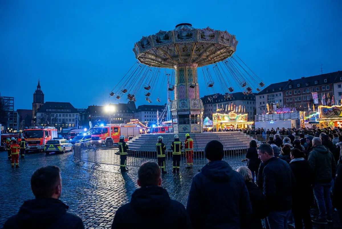 Panne im Kettenkarussell