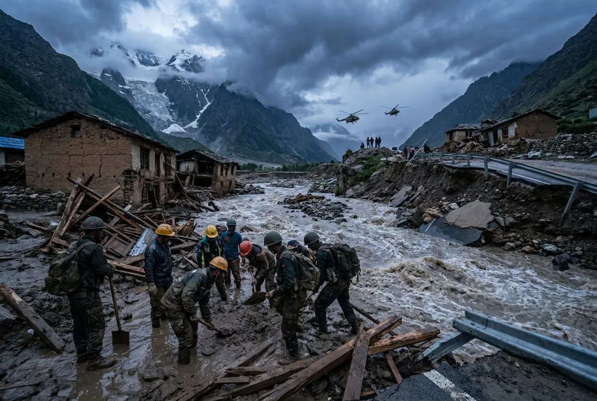 Himalaya-Flut reißt Hunderte in den Tod