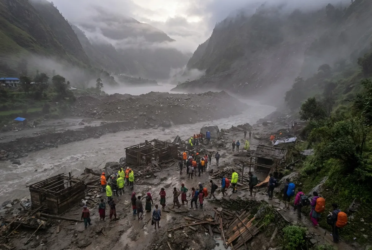 Himalaya-Flut fordert Hunderte