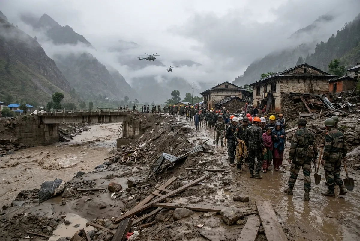Himalaya-Flut fordert Hunderte Tote