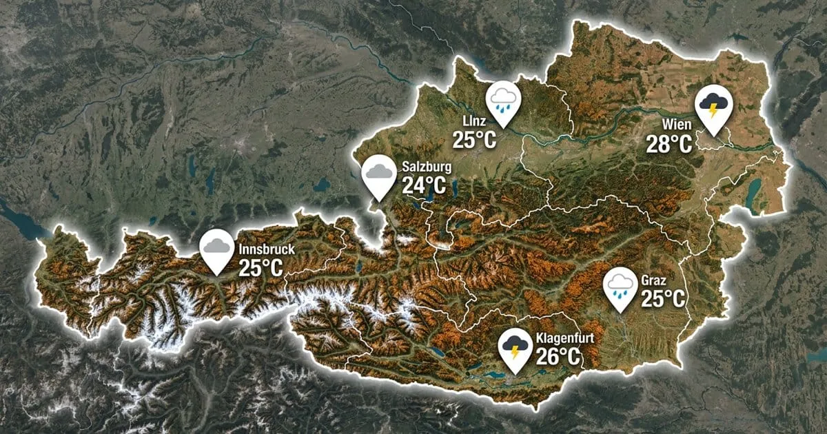 Österreich: Gewitter im Osten