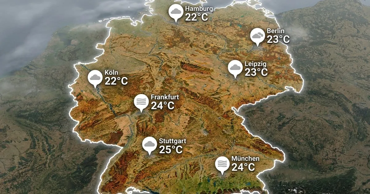 Deutschland: meist bedeckt