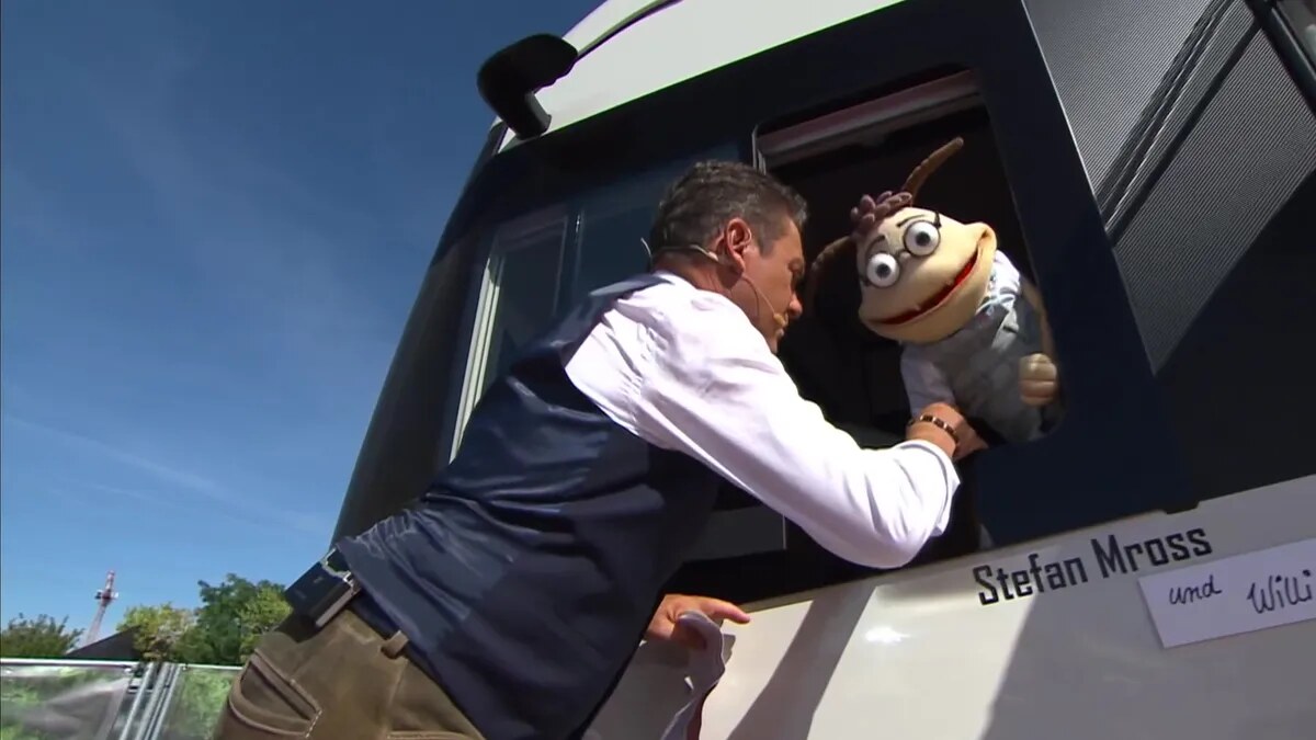 »Immer wieder sonntags«-Finale: Willi der Holzwurm zieht bei Stefan Mross ins Wohnmobil