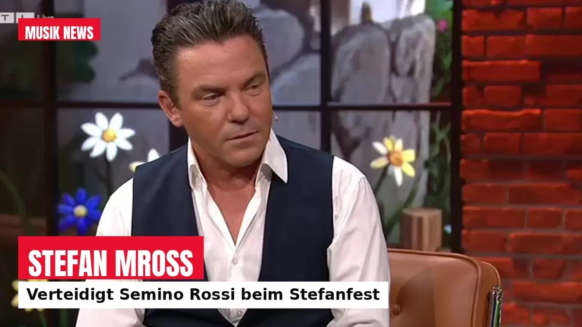 Stefan Mross verteidigt Semino Rossi – die verstimmte Gitarre beim Stefanfest
