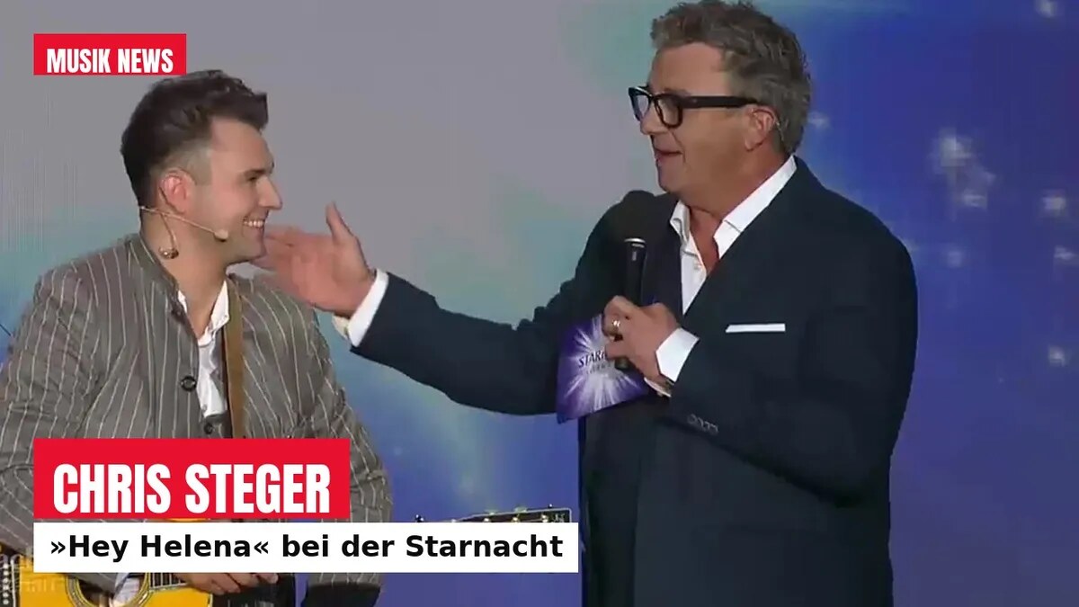 Chris Steger bei der Starnacht aus der Wachau: »Hey Helena« und der Kiddy Contest