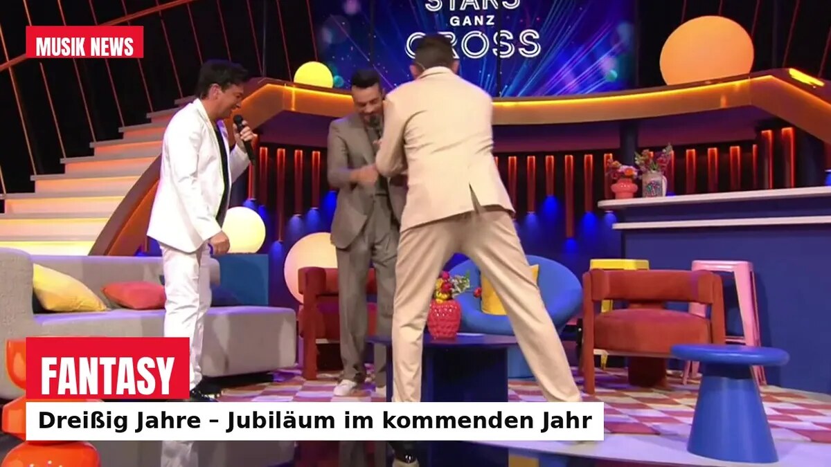 Fantasy bei Giovanni Zarrella: Dreißig Jahre Duo und »Regenbogenfarben« mit Kindern