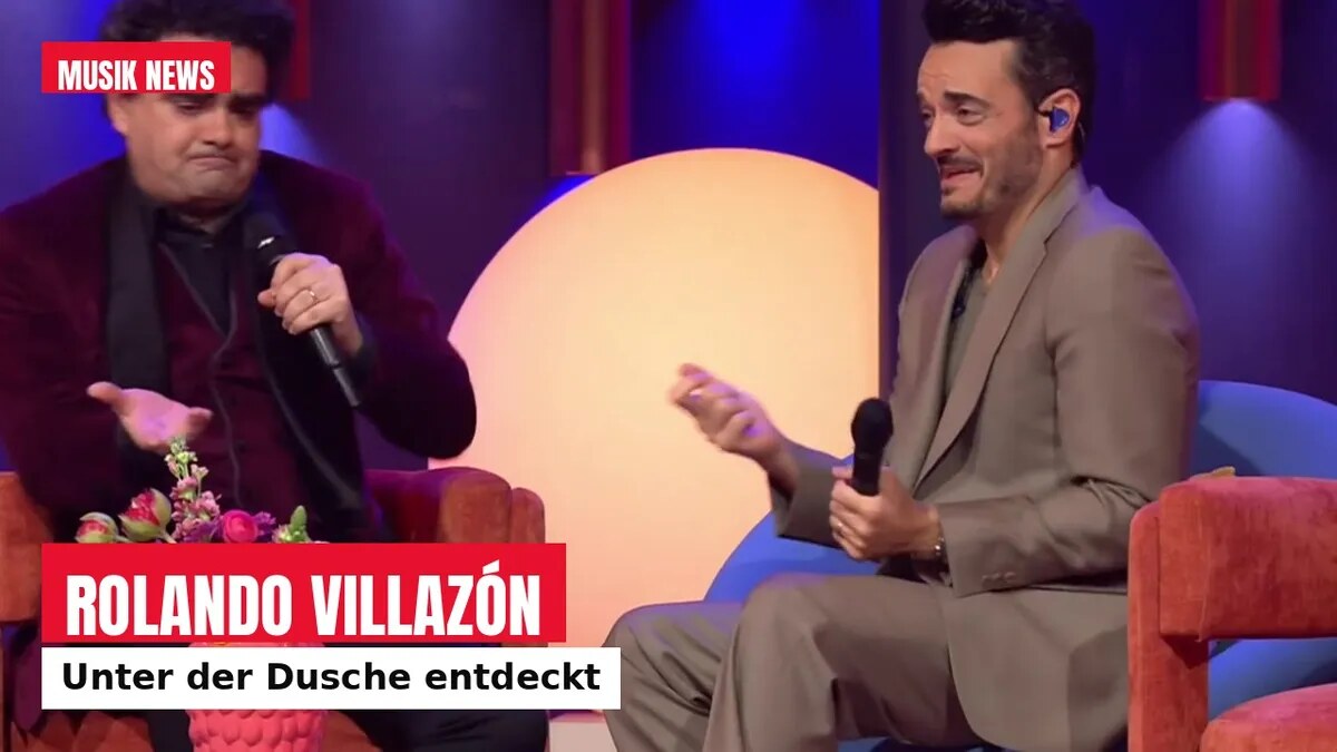 Rolando Villazón bei Giovanni Zarrella: Unter der Dusche entdeckt