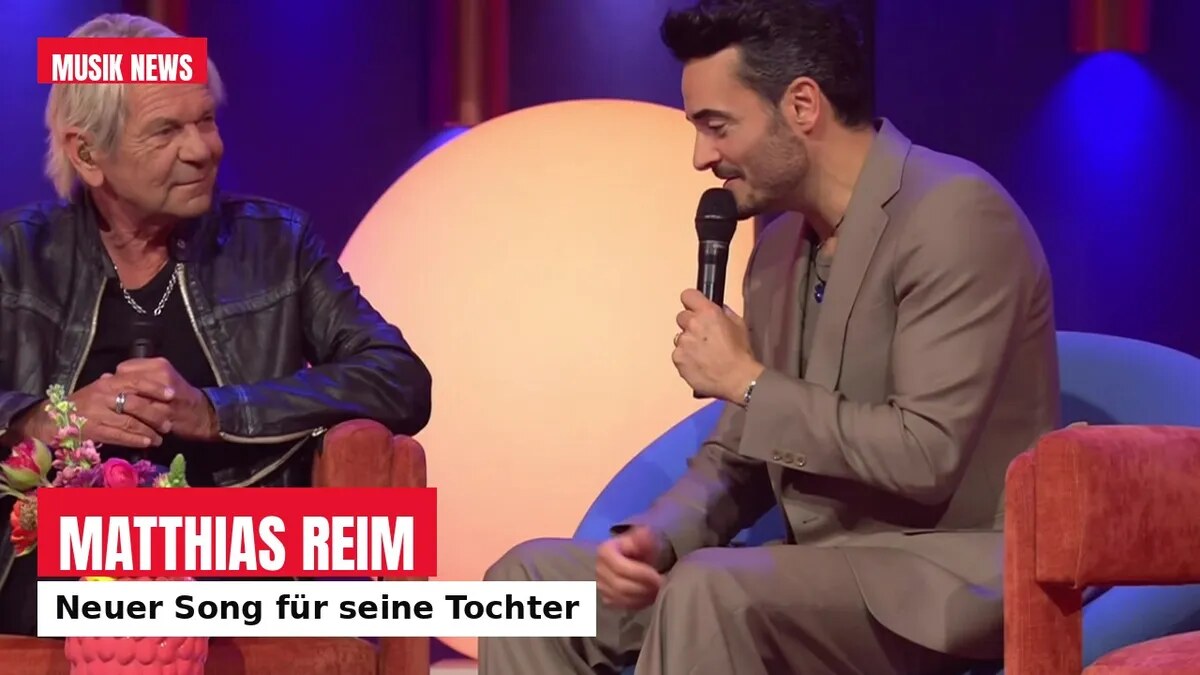 Matthias Reim bei Giovanni Zarrella: Der neue Song für seine Tochter
