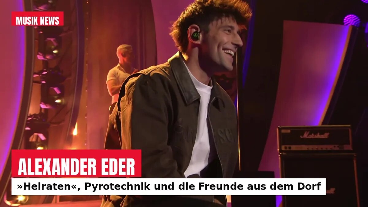 Alexander Eder bei Giovanni Zarrella: »Heiraten«, Pyrotechnik auf Tour und die Freunde aus dem Dorf