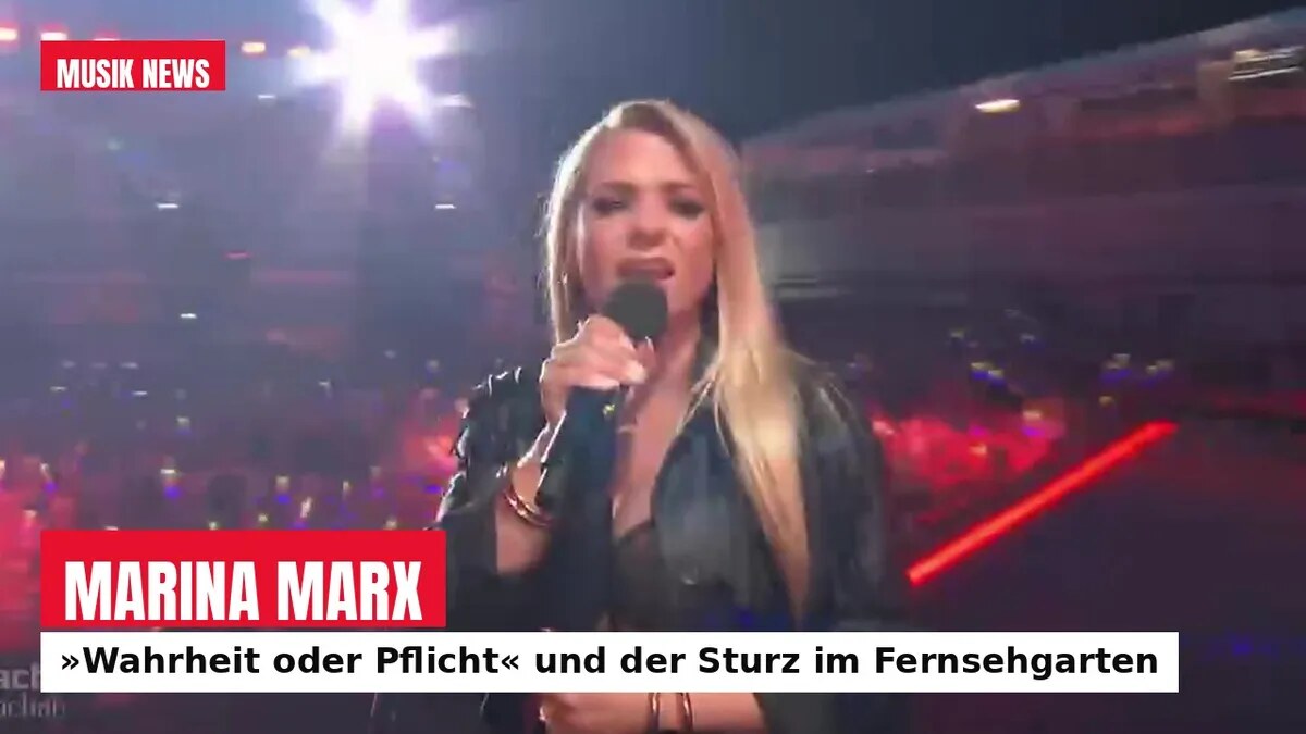 Marina Marx bei der Starnacht aus der Wachau: »Wahrheit oder Pflicht« und der Sturz im Fernsehgarten