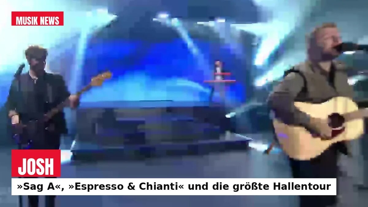 Josh bei der Starnacht aus der Wachau: »Sag A«, »Espresso & Chianti« und die größte Hallentour