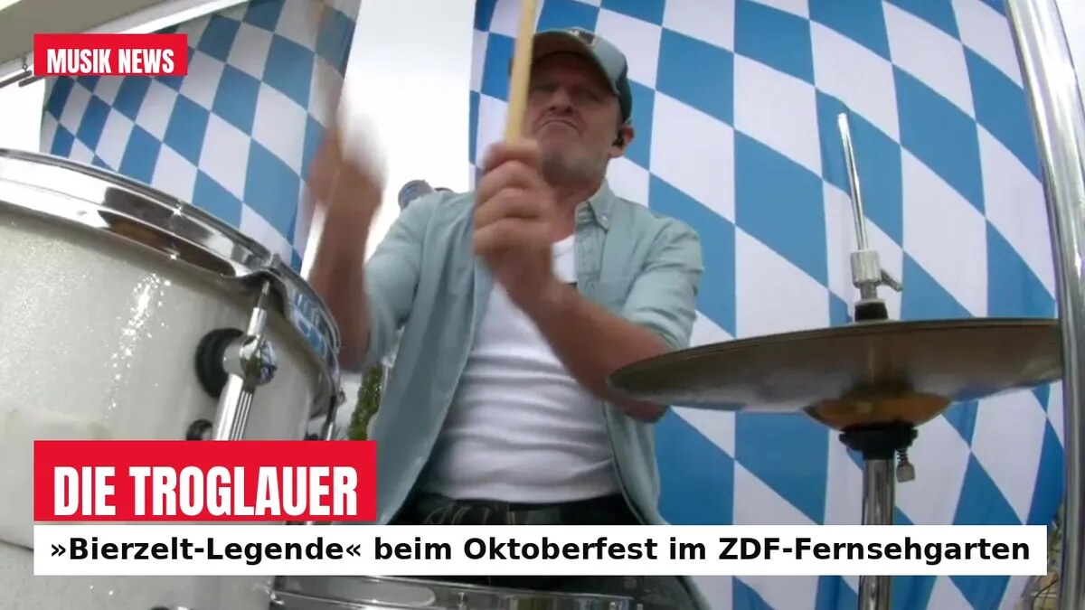 Die Troglauer im ZDF-Fernsehgarten: »Bierzelt-Legende« – Kiewel kündigt den Wiesn-Song 2026 an