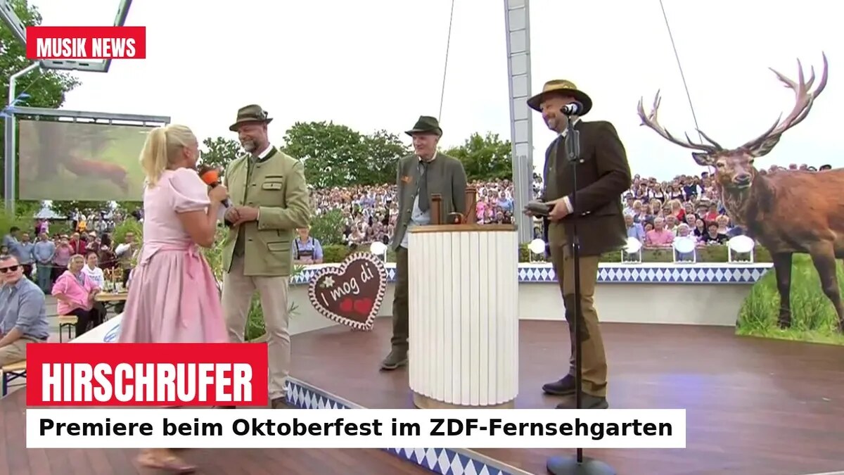 Hirschrufer im ZDF-Fernsehgarten: »Tinder für Hirsche?« – Deutscher Meister röhrt beim Oktoberfest