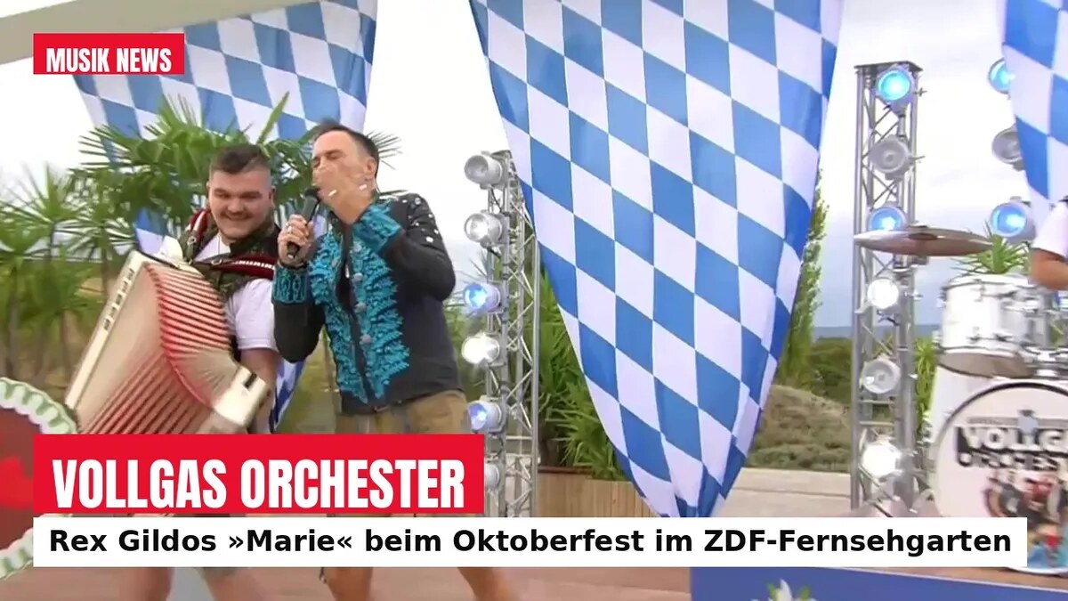 Königlich Bayrisches Vollgas Orchester im ZDF-Fernsehgarten: Rex Gildos »Marie«, Kiewel singt mit