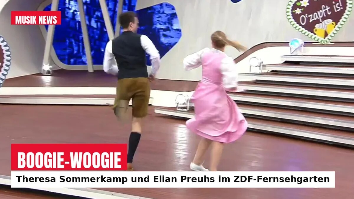 Boogie-Woogie im ZDF-Fernsehgarten: Sommerkamp und Preuhs tanzen »Skandal im Sperrbezirk«