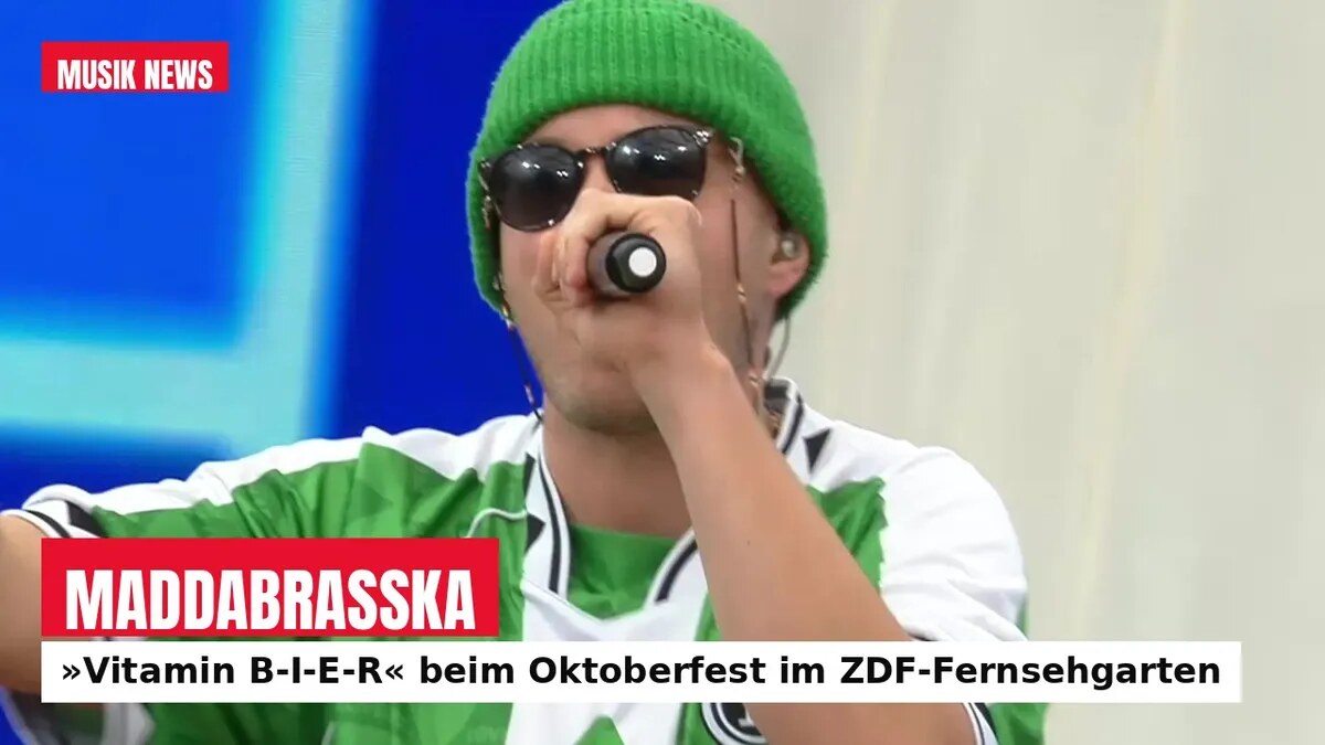 MaddaBrassKa im ZDF-Fernsehgarten: »Vitamin B-I-E-R« – Blasmusik zum Ausrasten beim Oktoberfest