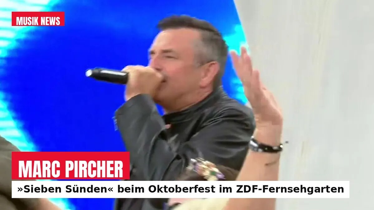 Marc Pircher im ZDF-Fernsehgarten: »Sieben Sünden« zum Doppeljubiläum – 35 Jahre auf der Bühne