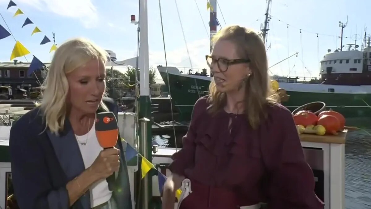 ZDF-Fernsehgarten Bremerhaven: Milena Kreis backt Apfelkuchen und Kürbis-Zupfbrot
